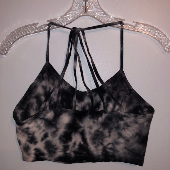 black and white tie dye american eagle crop - Picture 2 of 3